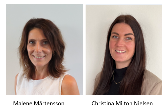 Malene Mårtensson (til højre) og Christina Milton (til venstre)