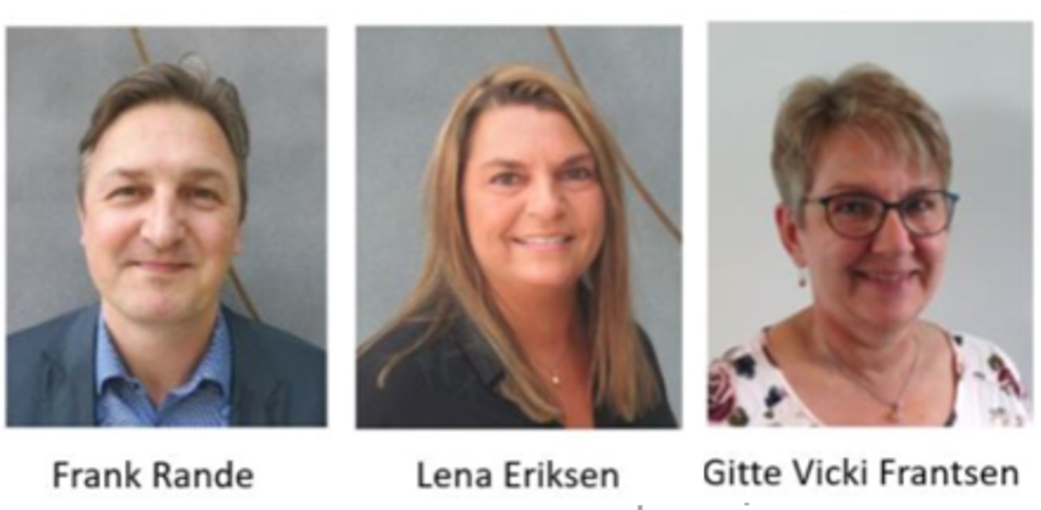 Kunderådgivere for Scania, fra venstre: Frank Rande, Lena Eriksen og Gitte Vicki Frantsen