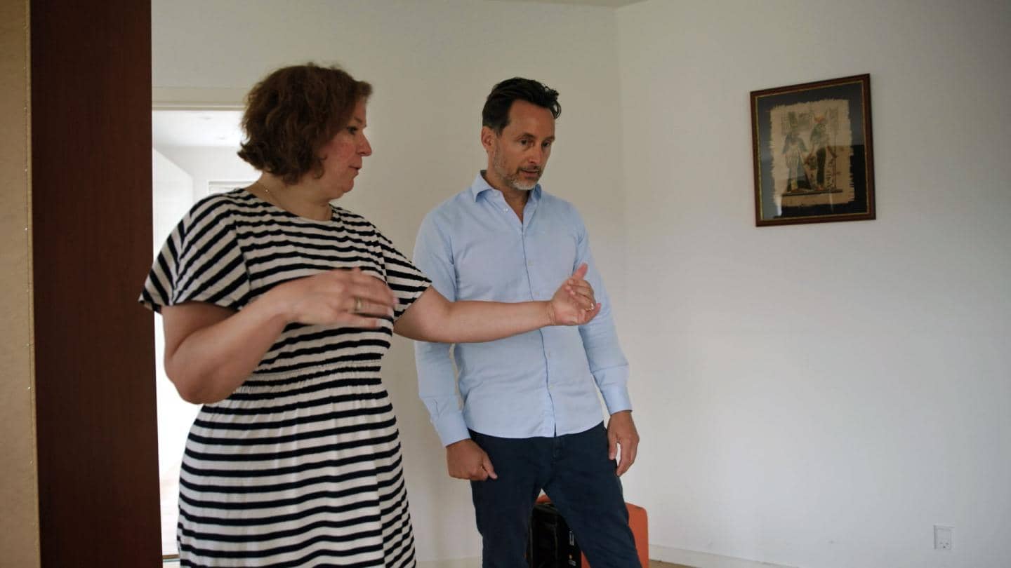 Johan på kundebesøg