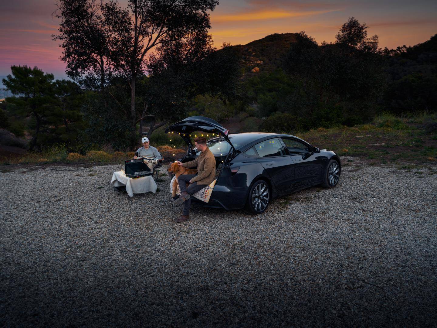 Bil i aftentimerne, fotografi